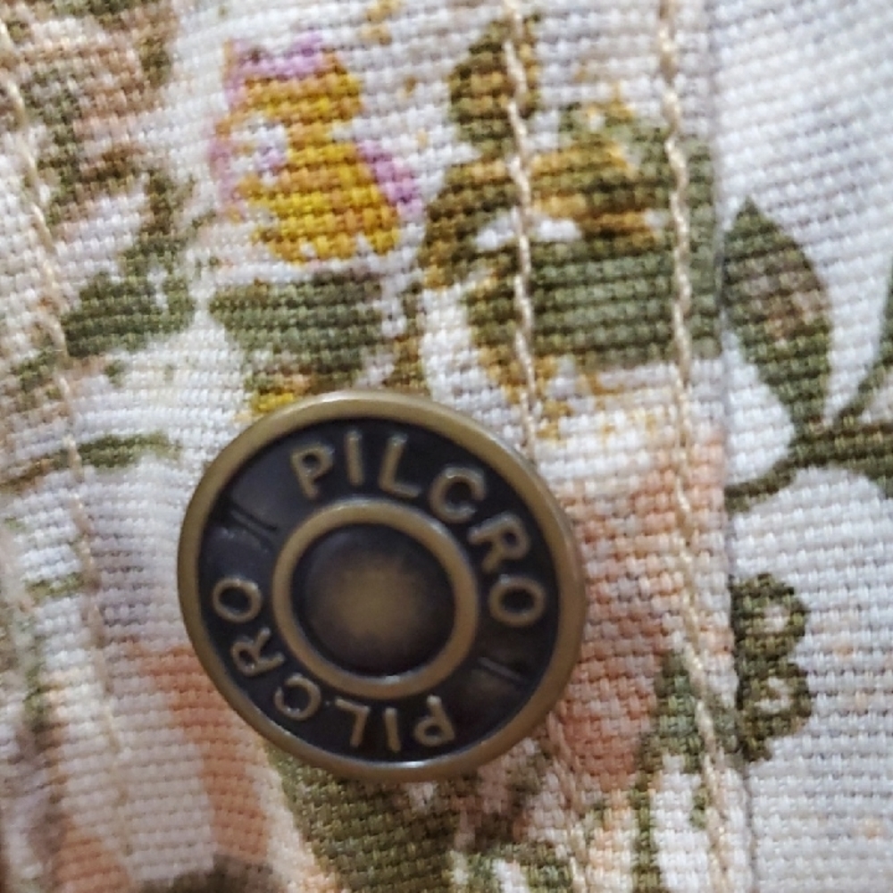Pilcro Fielder Distressed Chore Coat Jean Jacket Small - Picture 5 of 15